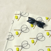 テニスダブルズクリーム ビーチタオル (インサイチュ)