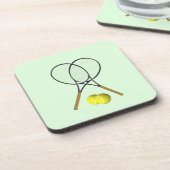 テニスダブルズグリーン コースター (左側)