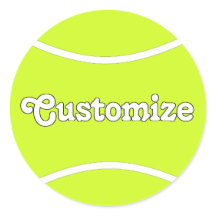 テニスチームまたはプレイヤー名のパーソナライズされた文字