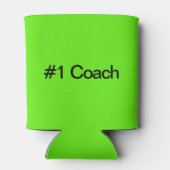 テニスチームコーチグリーンクーラーボックス 缶クーラー (裏面)