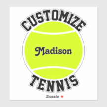 テニスチーム名と選手の名前のカスタムスポーツ