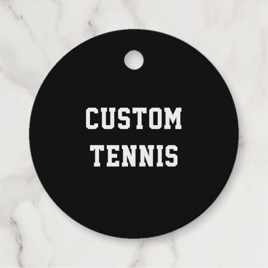 テニスチーム名または文字カスタムスポーツ実在 フェイバータグ (裏面)