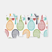 テニスチーム用テニスパーティーのテニスギフトボックス フェイバーボックス (折り畳みなし)