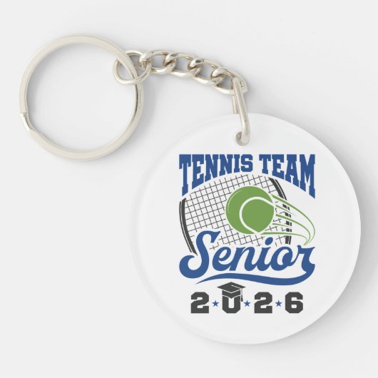 テニスチーム2026年卒業生 キーホルダー (正面)