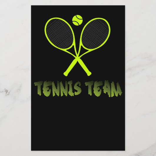 テニスチーム チラシ (正面)