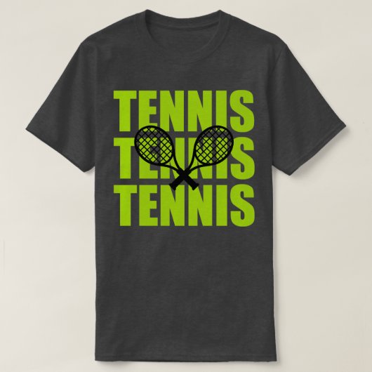 テニステニス Tシャツ (デザイン正面)