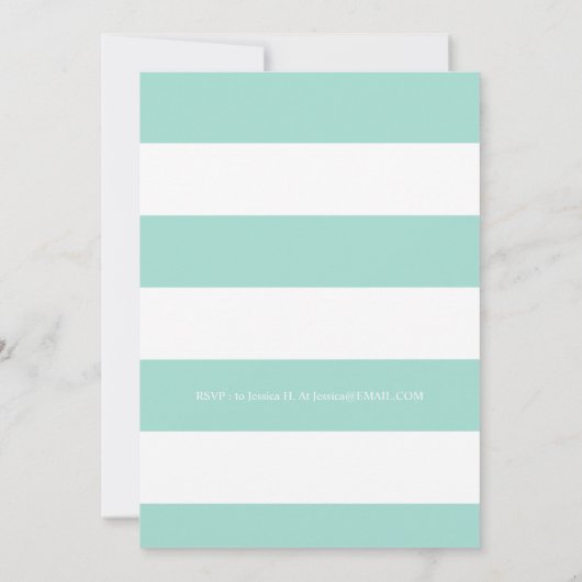 テニステーマの誕生日パーティースセージ招待状 招待状 (裏面)