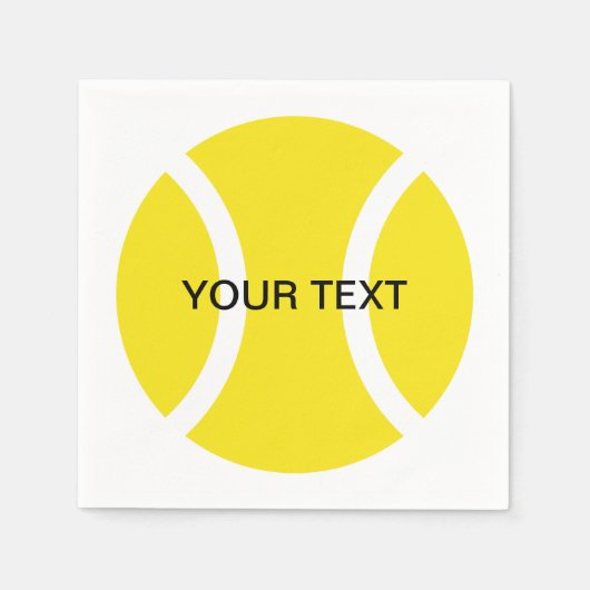 テニステーマナプキンfor home or club スタンダードカクテルナプキン (正面)