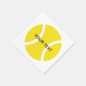 テニステーマナプキンfor home or club スタンダードカクテルナプキン (角)