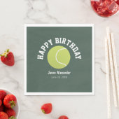 テニステーマバースデーパーティーナプキンステーブルウェア スタンダードランチョンナプキン (インサイチュ)