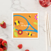 テニステーマBBQまたは子供の誕生日パーティーナプキン スタンダードカクテルナプキン (インサイチュ)