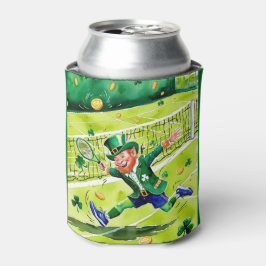 テニスデザインの聖パトリックの祝日グッズ 缶クーラー