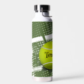 テニスデザイントール銅真空絶縁 ウォーターボトル (左面)