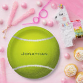 テニスデザイン紙パーティープレート ペーパープレート (パーティー)