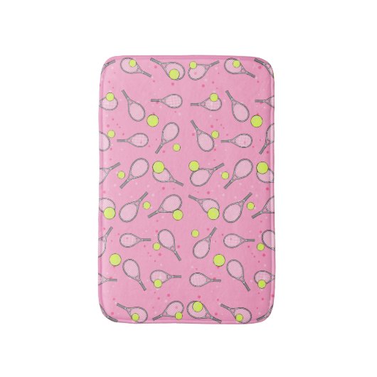 テニスデザイン バスマット (正面縦)
