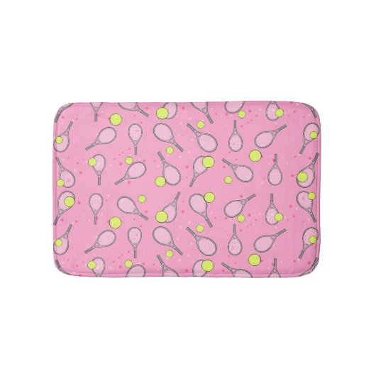 テニスデザイン バスマット (正面)