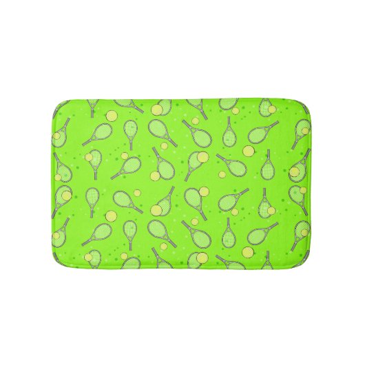 テニスデザイン バスマット (正面)