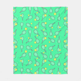 テニスデザイン フリースブランケット