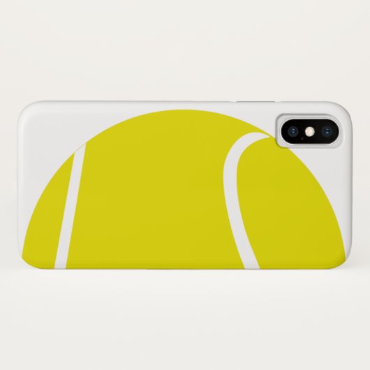 テニスデザインiPhone Xケース Case-Mate iPhoneケース (裏面(横))