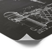 テニスネット1934特許技術シャルボード ポスター (角)