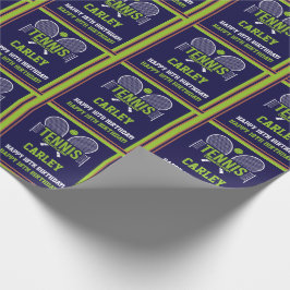 テニスネームエイジ気持ち誕生日 ラッピングペーパー