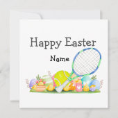 テニスハッピーイースター シーズンカード (正面)