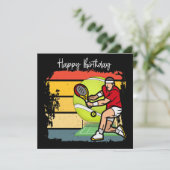 テニスハッピーバースデートゥテニスパパ カード (スタンド正面)