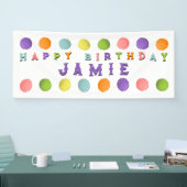 テニスハッピーバースデー 横断幕