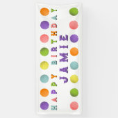 テニスハッピーバースデー 横断幕