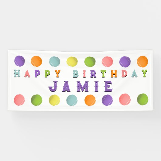 テニスハッピーバースデー 横断幕