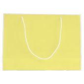 テニスハッピー50誕生日とボール付き黄色 ラージペーパーバッグ (裏面)