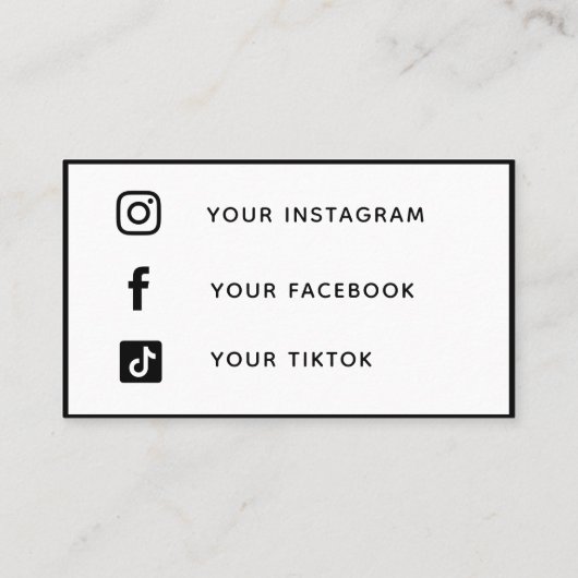 テニスハートラブコーチファイアーソーシャルメディアモダン 名刺 (裏面)