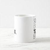 テニスバイができなくてごめんなさい コーヒーマグカップ (中央)