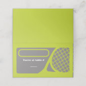 テニスバーバルミツワー座席テーブルエスコートカード プレイスカード (外部開封)