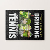 テニスパズルおもしろい用ことわざ ジグソーパズル (横)