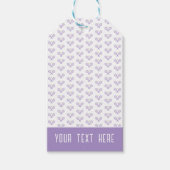 テニスパターンカスタムテニス ギフトタグ (正面)