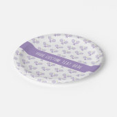 テニスパターンカスタムテニス ペーパープレート (アングル)