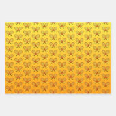 テニスパターン(の模様が)ある ラッピングペーパーシート (正面)