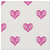 🎾 💝テニスパターン、カスタム背景 ファブリック (クローズアップ)