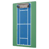 テニスパーソナライズされたコーチブルー&グリーン クリップボード (左)