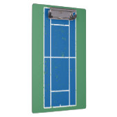 テニスパーソナライズされたコーチブルー&グリーン クリップボード (右)