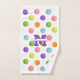 テニスパーソナライズされたスポーツタオル ハンドタオル