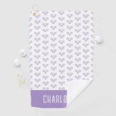 テニスパーソナライズされたパターン名前をカスタムするテニス ゴルフタオル (インサイチュ)