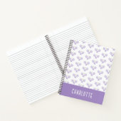 テニスパーソナライズされたパターン名前をカスタムするテニス ノートブック (内部)