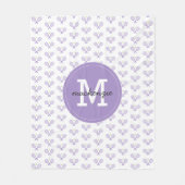 テニスパーソナライズされたパターン名前をカスタムするテニス フリースブランケット (正面)