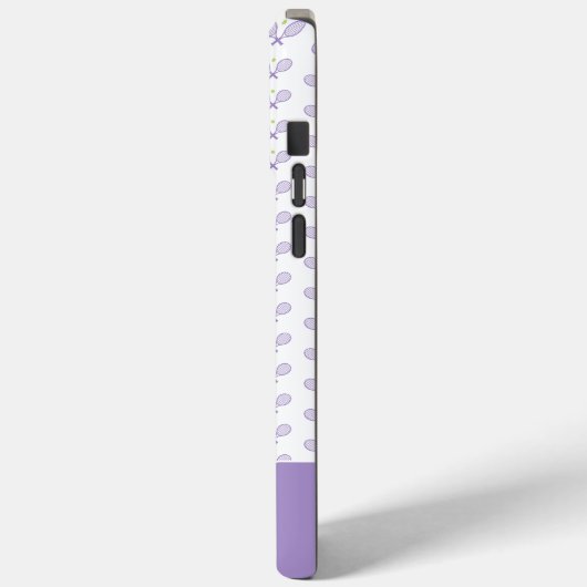 テニスパーソナライズされたパターン名前をカスタムするテニス Case-Mate iPhoneケース (裏面 / 左)