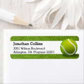 テニスパーソナライズされたパターン |スポーツラベル ラベル (インサイチュ)