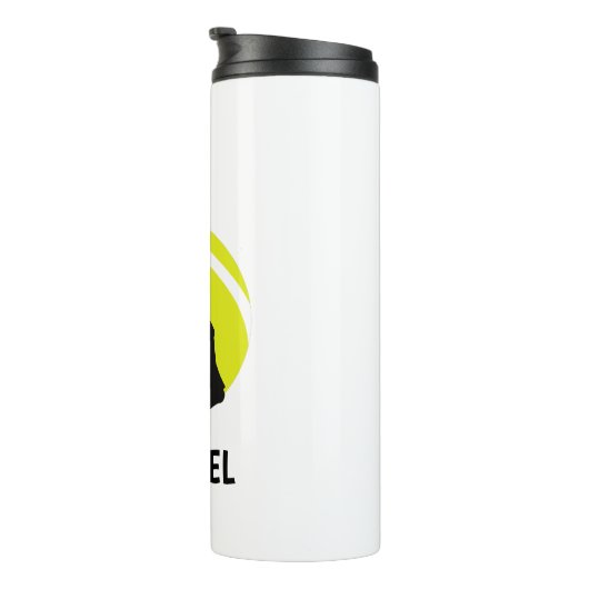 テニスパーソナライズされたボール選手コーチのクラシースポーツ タンブラー (回転右)