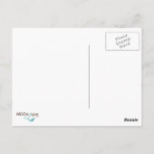 テニスパーソナライズされたボール・オン・ファイアテニステーマプレゼント ポストカード (裏面)