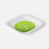 テニスパーソナライズされたボール   ペーパープレート (傾斜あり)